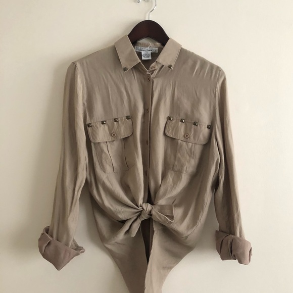 SANS SOUCI Shirttail Blouse - Picture 4 of 12